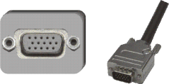 15pin-HD-VGA-Buchse / 15pin-HD-VGA-Stecker