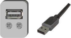 USB 2.0 A-Buchse / A-Stecker
