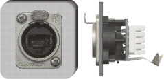 Neutrik-RJ45-etherCON Buchse, schneid-klemm