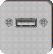 USB-Ladefunktion 230V A-Buchse 5V/1A vorne