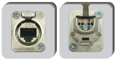 Neutrik-RJ45-etherCON Cat.6A Buchse, schneid-klemm