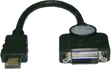 DVI-Kupplung 18+1 / HDMI-Stecker