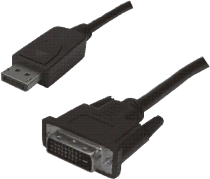 DisplayPort Kabel auf DVI