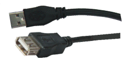 USB-Kabel A-Stecker / A-Kupplung