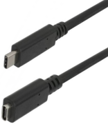 Kabel USB 3.1 C-Stecker auf C-Kupplung