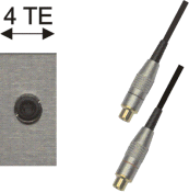 3,5mm-Stereoklinkenbuchse / 2x Cinchkupplung