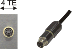 4pin-Mini-DIN-Buchse (S-Video) / 4pin-Mini-DIN-Stecker