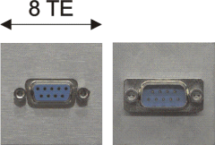 9pin-Sub-D-Buchse / 9pin-Sub-D-Stecker