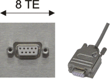 9pin-Sub-D-Buchse / 9pin-Sub-D-Kupplung