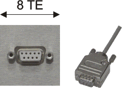 9pin-Sub-D-Buchse / 9pin-Sub-D-Stecker