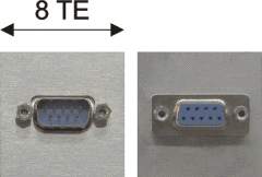 9pin-Sub-D-Stiftleiste / 9pin-Sub-D-Buchse