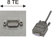 9pin-Sub-D-Stiftleiste / 9pin-Sub-D-Kupplung