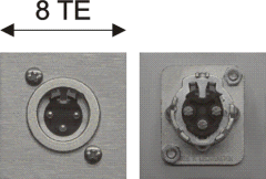 3pin-XLR-Einbaustecker