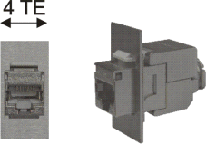 RJ45-Buchse Cat.6 / Schneid-Klemmanschluss (werkzeuglos)