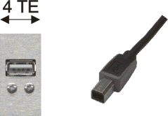 USB-A Buchse / USB-B Stecker