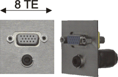 15pin-HD-VGA-Buchse + 3,5mm-Klinkenbuchse stereo / 15pin-HD-VGA-Buchse + 3,5mm-Klinkenbuchse stereo