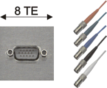 15pin-HD-VGA-Stecker / 5x BNC-Kupplung