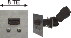 HDMI-Buchse / HDMI-Buchse - 360° drehbar