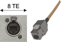 Neutrik-RJ45-etherCON Buchse / RJ45-Kupplung