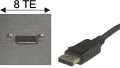 DisplayPort-Buchse / DisplayPort-Stecker