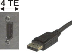 DisplayPort-Buchse / DisplayPort-Stecker
