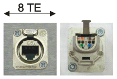 Neutrik-RJ45-etherCON Cat.6A Buchse, schneid-klemm