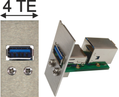 USB 3.0 A-Buchse auf B-Buchse