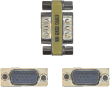 VGA-Gender Changer Stecker/Stecker