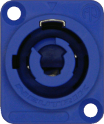 Neutrik-powerCON Einbaubuchse blau NAC3MPA