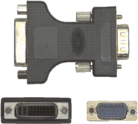 Adapter DVI-I-Buchse/VGA-Stecker