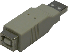 Adapter USB-A-Stecker/USB-B-Buchse