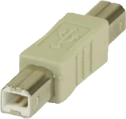 Adapter USB-B-Stecker/USB-B-Stecker