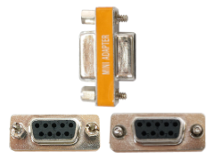 9pin Gender Changer Sub-D Buchse / Buchse Nullmodem